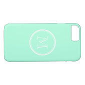 Fester tadelloser grüne Farbmonogramm iPhone 7 Case-Mate iPhone Hülle (Rückseite (Horizontal))