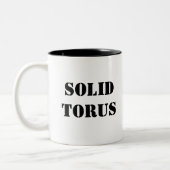 Fester Torus Zweifarbige Tasse (Links)