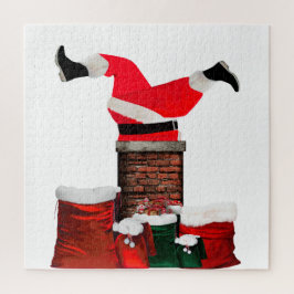 Fester Weihnachtsmann-Puzzle Puzzle
