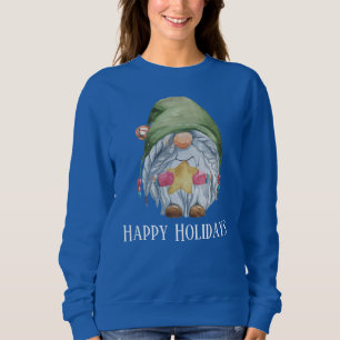 festes Aquarellkleid Weihnachtsgnottshirt Sweatshirt