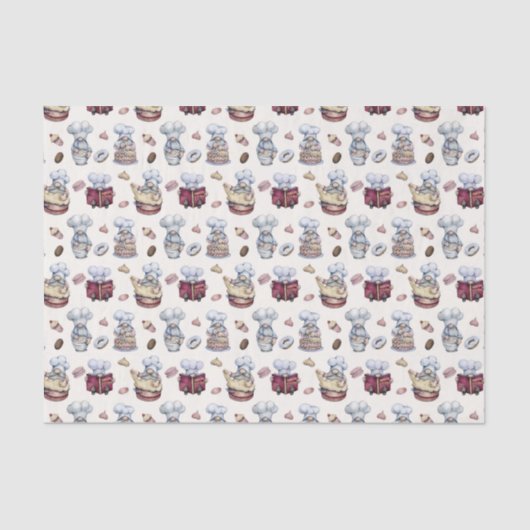 festes Backgnome-Party Seidenpapier (Vorderseite)