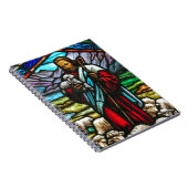Festes Bild von Jesus und Lämmern Notizblock (Rechte Seite)