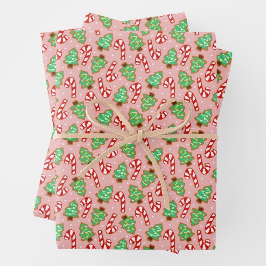 Festes Cookie Wrapping Paper Geschenkpapier Set (Beispiel)