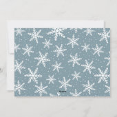 Festes Drehbuch 5 FotoCollage Feiertagskarte (Rückseite)