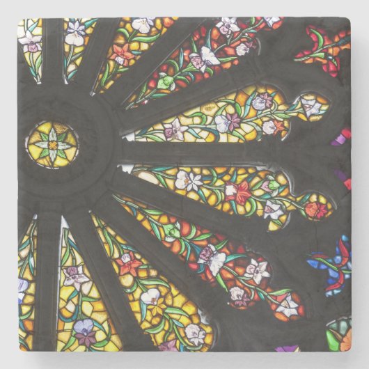 Festes Glas 2 Steinuntersetzer (Vorderseite)
