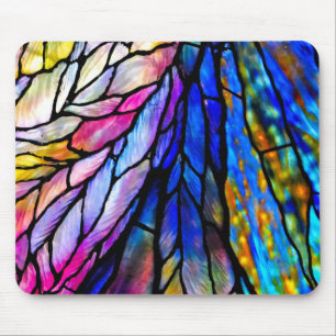 Festes Glas aus Tiffany-Mauspad Mousepad