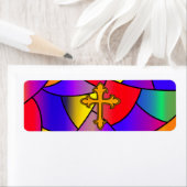 Festes Glas und Kreuzreligiös (Insitu)