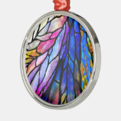 Festes Glas von Tiffany Ornament Aus Metall (Links)