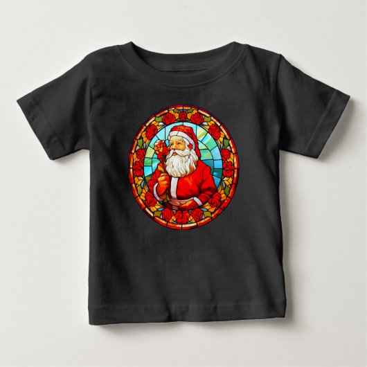 Festes Glas Weihnachtsschmuck-67680 Baby T-shirt (Vorderseite)