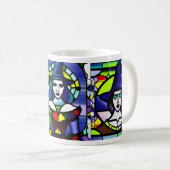 Festes GlasHalloween-Hexe-Tasse Kaffeetasse (VorderseiteRechts)