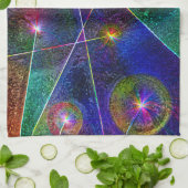 festes Glühen Geschirrtuch (Gefaltet)