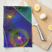 festes Glühen Geschirrtuch (Viertel Falte)