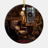 festes Glühen Keramik Ornament (Vorne)