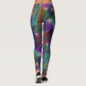 festes Glühen Leggings (Rückseite)