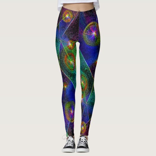 festes Glühen Leggings (Vorderseite)