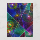 festes Glühen Postkarte (Vorderseite)