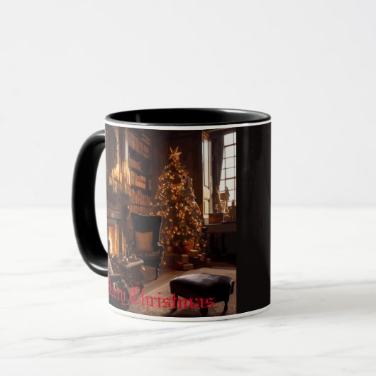 festes Glühen Tasse (Vorderseite Links)