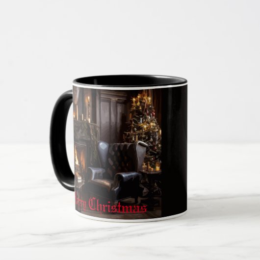 festes Glühen Tasse (Vorderseite Links)