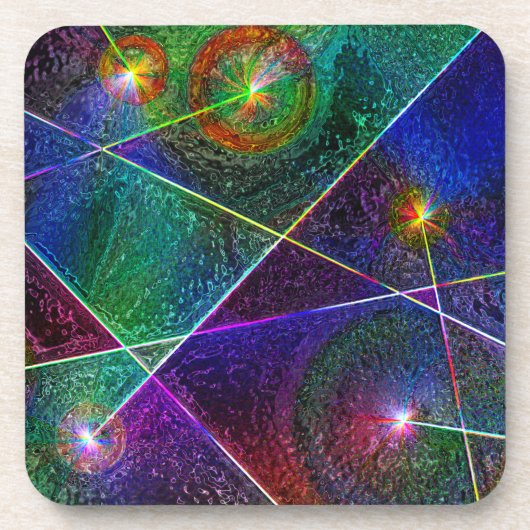 festes Glühen Untersetzer (Vorderseite)