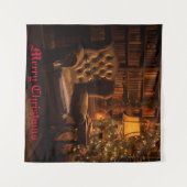 festes Glühen Wandteppich (Vorderseite (Horizontal))