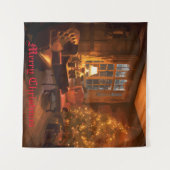 festes Glühen Wandteppich (Vorderseite (Horizontal))