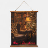 festes Glühen Wandteppich Mit Holzrahmen (Vorderseite)