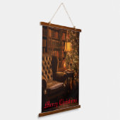 festes Glühen Wandteppich Mit Holzrahmen (Gewinkelt)