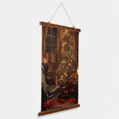 festes Glühen Wandteppich Mit Holzrahmen (Gewinkelt)