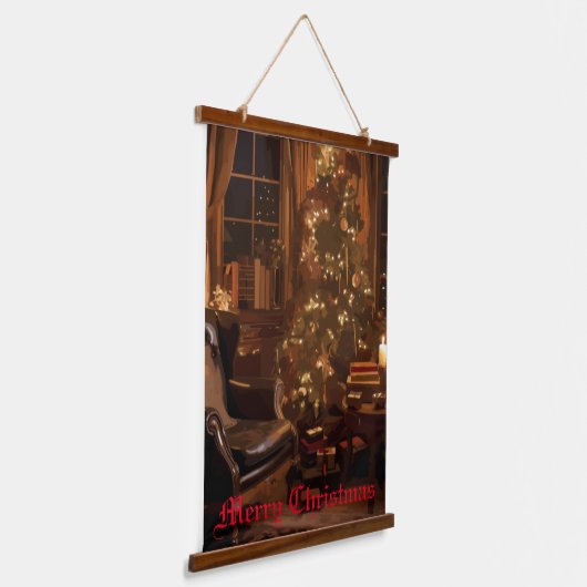 festes Glühen Wandteppich Mit Holzrahmen (Gewinkelt)