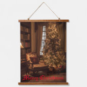 festes Glühen Wandteppich Mit Holzrahmen (Vorderseite)