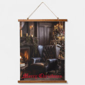 festes Glühen Wandteppich Mit Holzrahmen (Vorderseite)