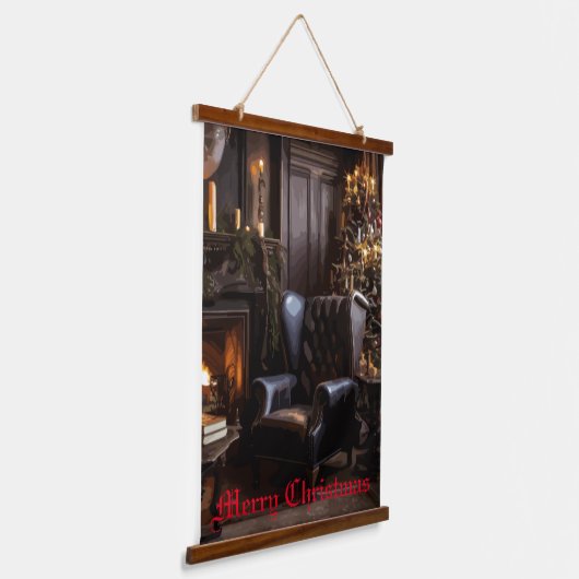 festes Glühen Wandteppich Mit Holzrahmen (Gewinkelt)