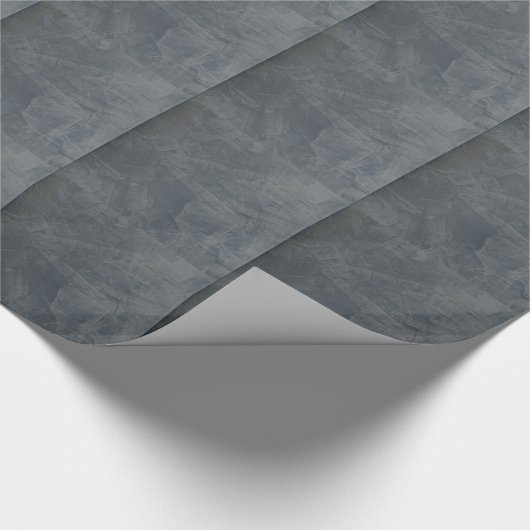 Festes Grau Geschenkpapier (Ecke)