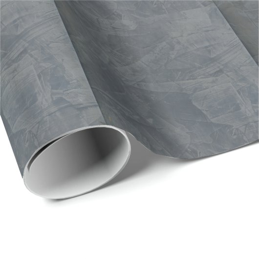 Festes Grau Geschenkpapier (Rolleneckpunkt)