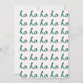 Festes handgezeichnetes Party Whimsisches Weihnach Einladung (Rückseite)