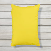 Festes helles Blitzgelb Kissen Für Draußen (Vorderseite(Vertikal))