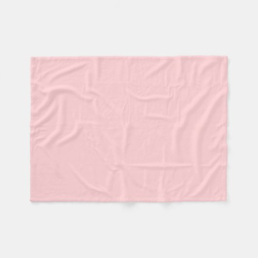 Festes helles Rosa Fleecedecke (Vorderseite (Horizontal))
