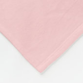 Festes helles Rosa Fleecedecke (Ecke)