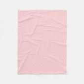 Festes helles Rosa Fleecedecke (Vorderseite)