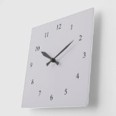 Festes hellgraues mit Schwarzem nummeriert Wanduhr (Winkel)