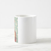 Festes Hirsch im Winterstil Kaffeetasse (Mittel)
