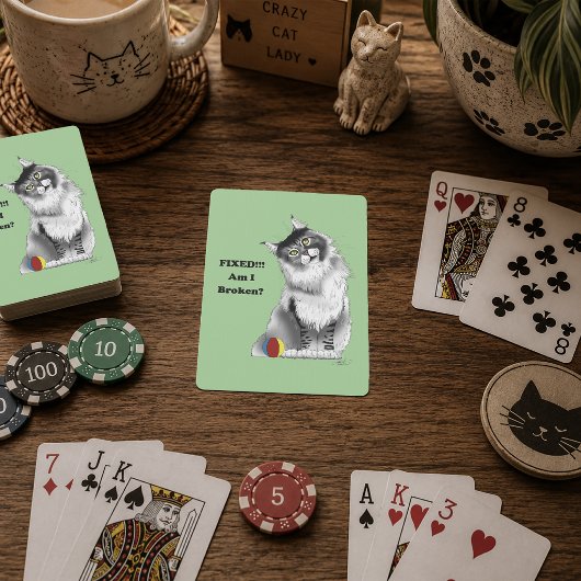 Festes Kitty Spielkarten