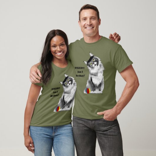 Festes Kitty T-Shirt (Unisex)