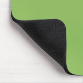 Festes Kohlgrün Mousepad (Ecke)