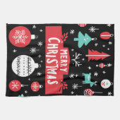 Festes Küchentuch | "Frohe Weihnachten" (Horizontal)