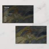 Festes Land und Meer des Felsens Visitenkarte (Vorne/Hinten)