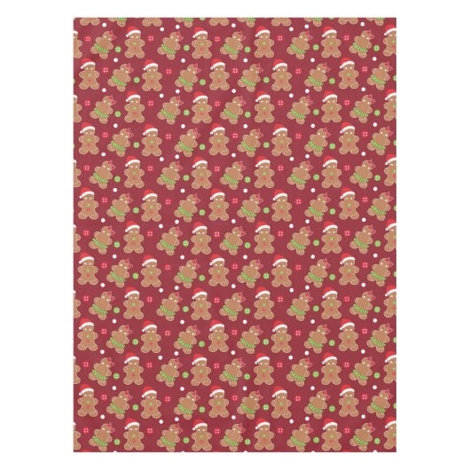 Festes Lebkuchenmuster Tischdecke (Vorderseite)