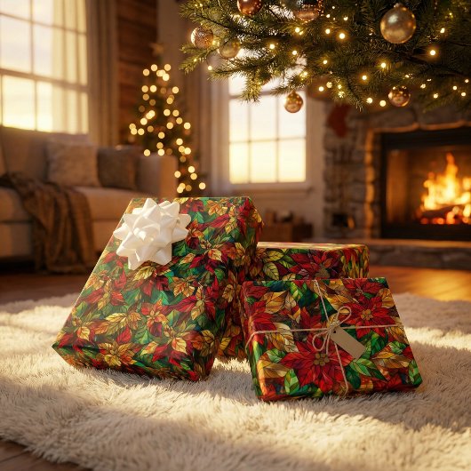 Festes Muster aus festem Glas Geschenkpapier Set