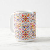 festes Muster Kaffeetasse (Vorderseite Links)