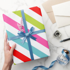 Festes Muster - Retro-Urlaubsmuster Geschenkpapier